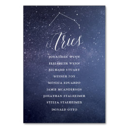 Stars Céleste Mariage Siège Carte Baies