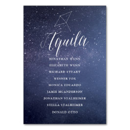 Stars Celestin Mariage carte de siège Aquila