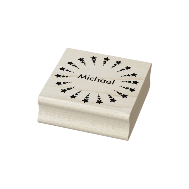 Stars Circle Gold I + YOURS Gummistempel (Stempel)