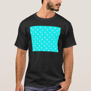 Stars Cyan White The MUSEUM Zazzle Geschenke T-Shirt