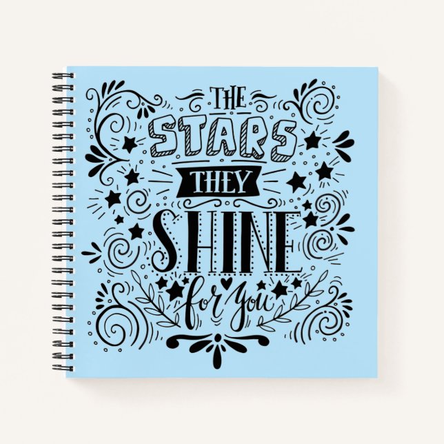 Stars, die sie für dich schlucken notizbuch (Vorderseite)