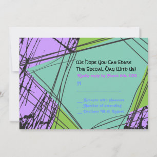 Stars en détresse Bar Bat mitzvah Invitation Répon