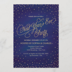 Stars enchantés Invitation du Nouvel An à la Soiré
