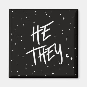 Stars Er/sie Pronouns Magnet