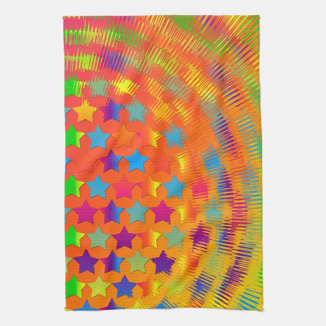 Stars Exploded Kitchtuch Geschirrtuch (Vertikal)