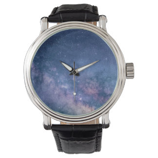 Stars Galaxy Gradient Armbanduhr