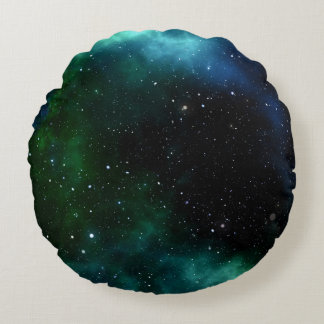Stars Galaxy Gradient Rundes Kissen