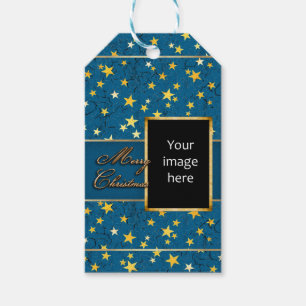 Stars Geschenkstempel mit Ihrem Foto und Text Geschenkanhänger