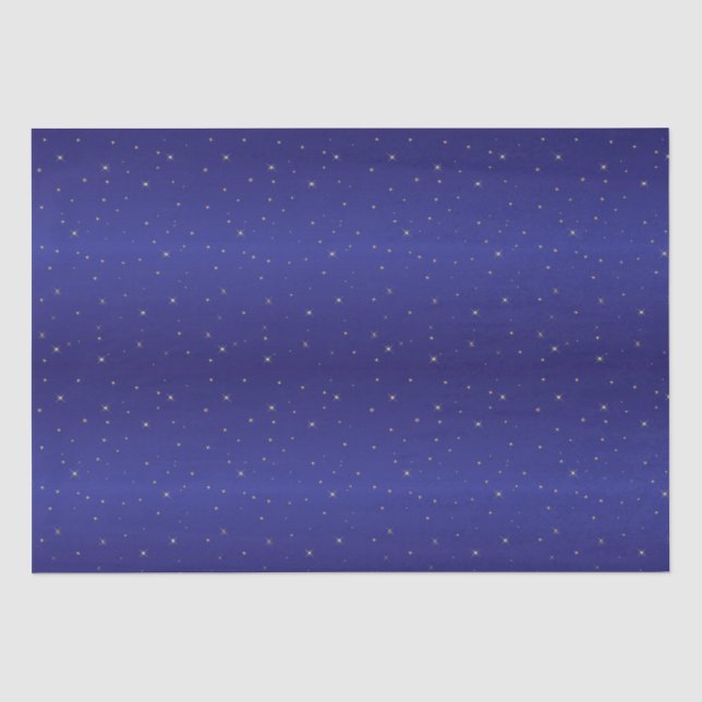 STARS GOLD Tissue Paper Seidenpapier (Vorderseite)