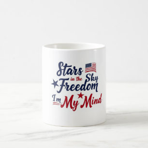 Stars in the Sky Freedom Mug - Élégant patriotique