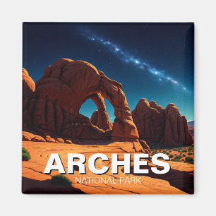 Stars Moab Utah Arches Nationalpark Magnet