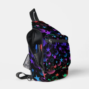 Stars 'n Stuff Pattern Crossbody Bag