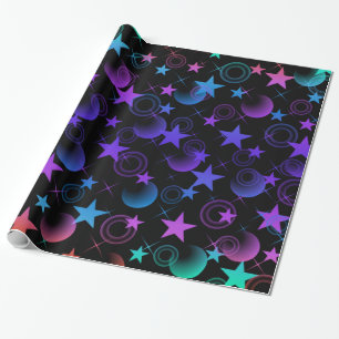Stars 'n Stuhlmuster Geschenkpapier