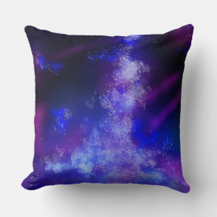 Stars Night Sky Mitternacht Blue Milky Way Kissen