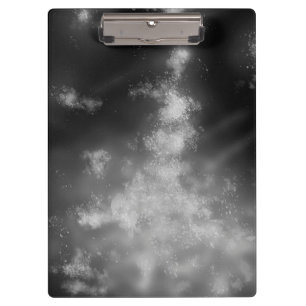 Stars Night Sky Mitternacht Gray Milky Way Klemmbrett
