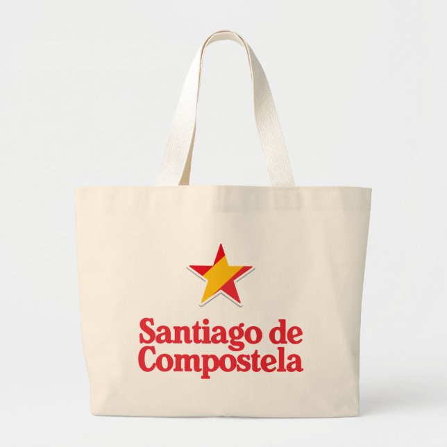 Stars of Spain – Santiago de Compostela Jumbo Stoffbeutel (Vorne)