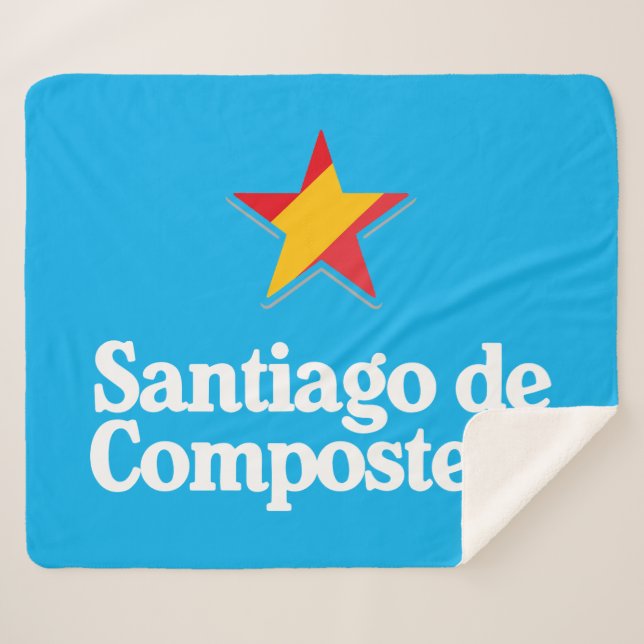 Stars of Spain – Santiago de Compostela Sherpadecke (Vorderseite (Horizontal))