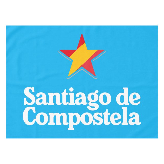Stars of Spain – Santiago de Compostela Tischdecke (Vorderseite (Horizontal))