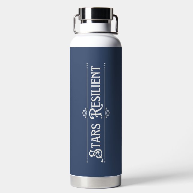 Stars Resilient - Water Bottle Trinkflasche (Rückseite)