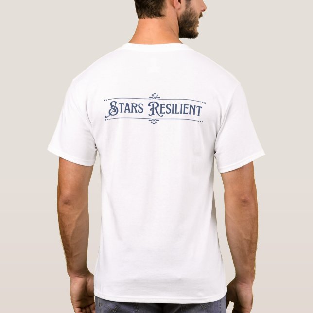 Stars Resilient - White T-Shirt (Dos)
