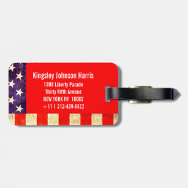 Stars & Streifen Amerika Flagge Gepäckanhänger