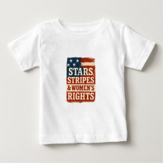 Stars, Streifen und Rechte der Frau - Falsche Flag Baby T-shirt