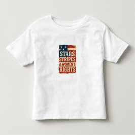 Stars, Streifen und Rechte der Frau - Falsche Flag Kleinkind T-shirt