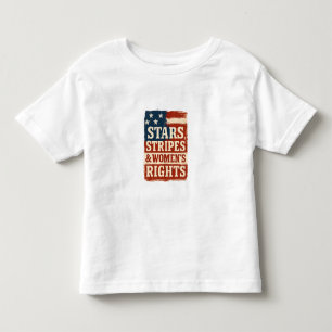Stars, Streifen und Rechte der Frau - Falsche Flag Kleinkind T-shirt