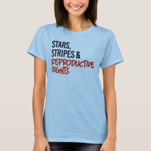 Stars Streifen und Reproduktionsrechte T-Shirt