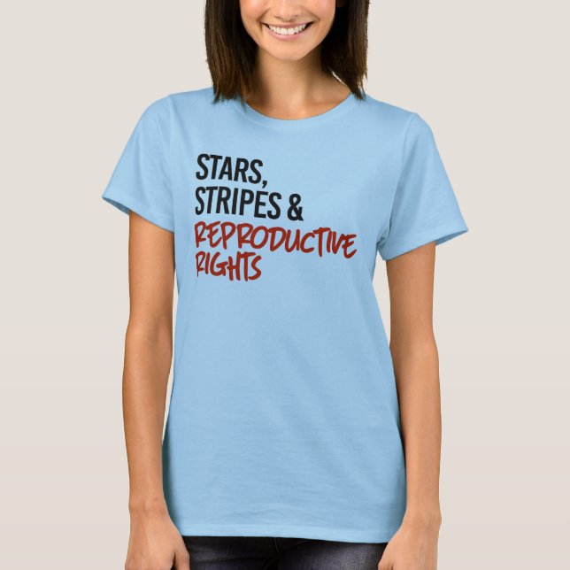 Stars Streifen und Reproduktionsrechte T-Shirt (Vorderseite)