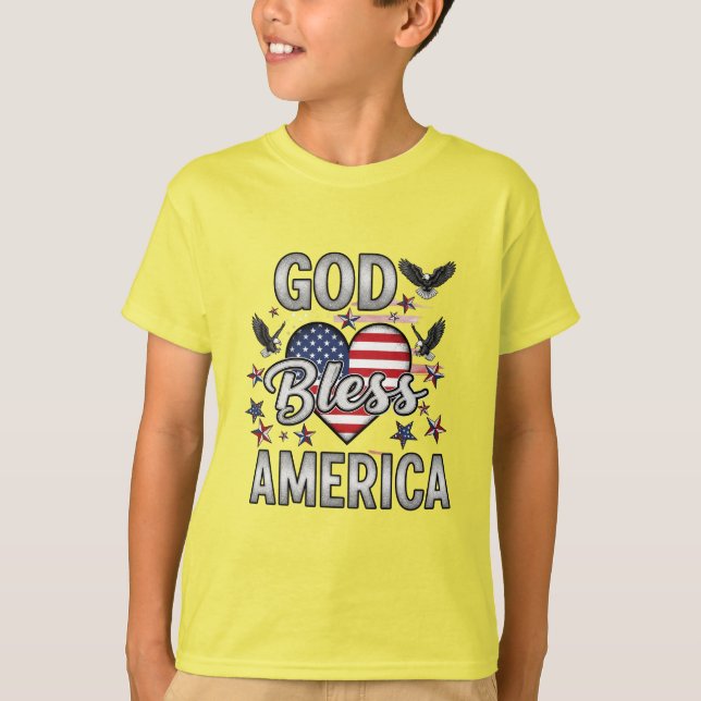 Stars, Stripes & Blessings T-shirt design  (Vorderseite)