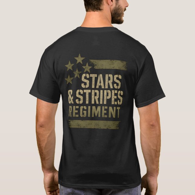Stars & Stripes Regiment T-Shirt (Rückseite)