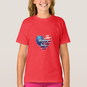 Stars & Stripes Spirit: Ikonische amerikanische Fr T-Shirt