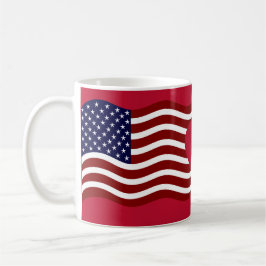 Stars & Stripes USA Flag Tasse - Combo Trinkbehält