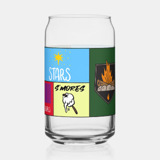 Stars Stripes's mehr amerikanisches Camping Dosenglas