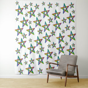 Stars Tapestry Wandteppich