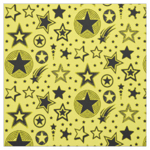 Stars Tattoos schwarz + Ihre Ideen Stoff