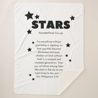 STARS Throw Blanket Sherpadecke