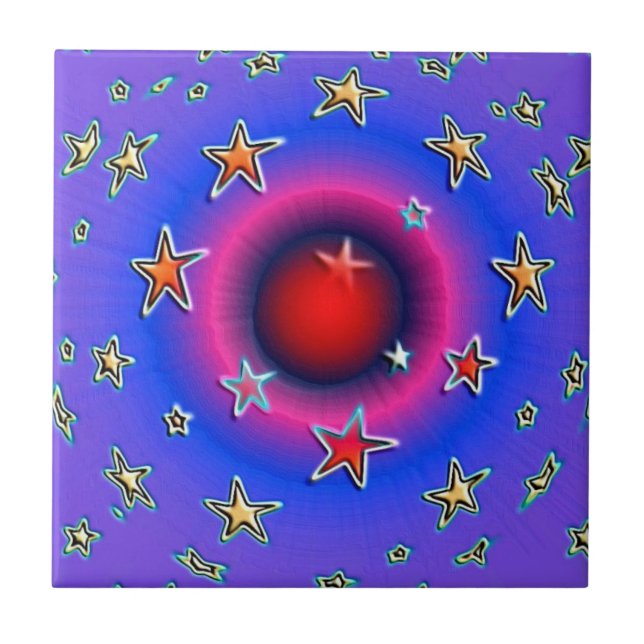 Stars Tile Fliese (Vorderseite)