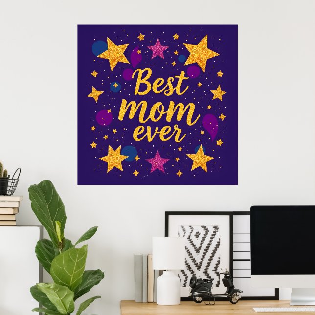 Stars Trendy Luxury Gift Collection Poster (Heimbüro)