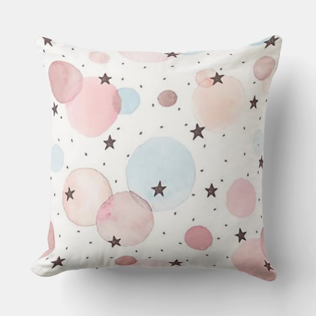 Stars und Kreise Kissen (Vorderseite)