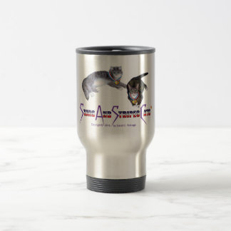StarsAndStripesCats Tassen, rostfreier Stahl 15 Reisebecher