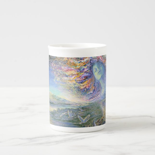 "Starscape" Knochen-China-Tasse Prozellantasse (Vorderseite)