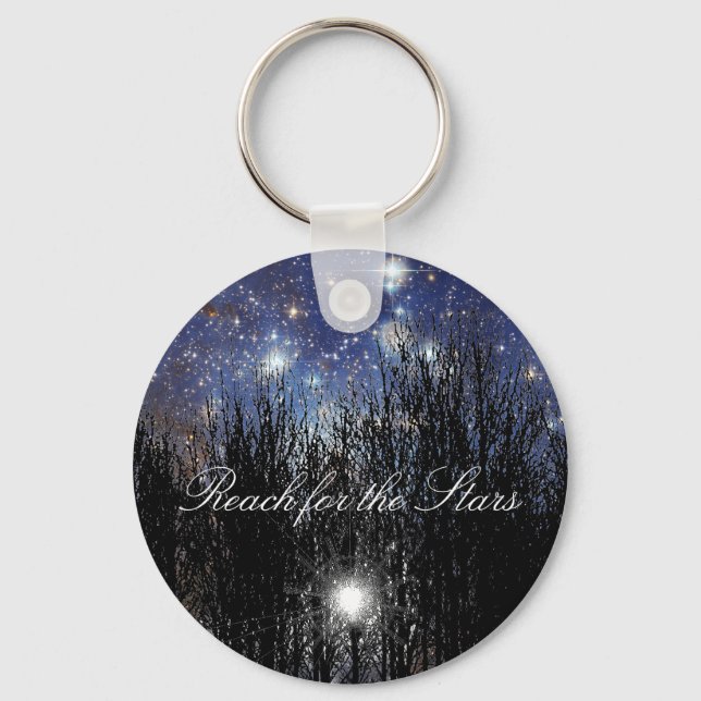 Starscape & Trees: Erreichbarkeit - Schlüsselanhän Schlüsselanhänger (Vorderseite)