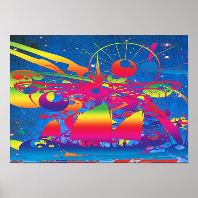 Starschiff Poster (Vorne)