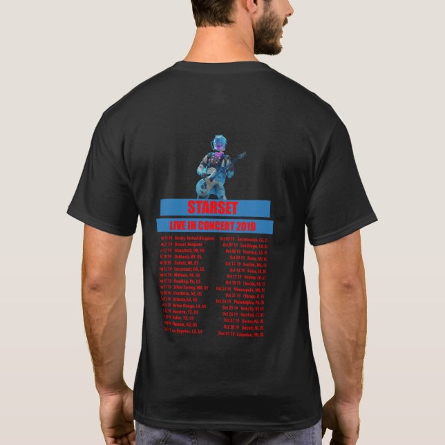 STARSET AUSFLUG 2019 T-Shirt (Rückseite)