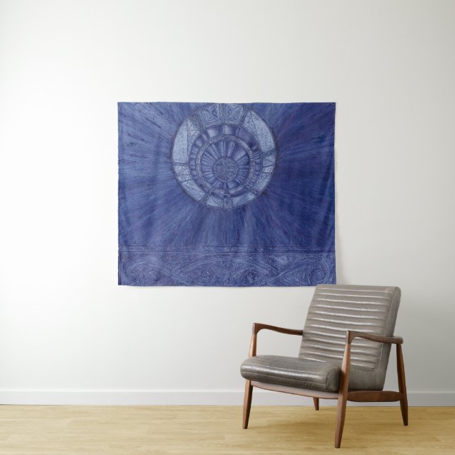 Starship Tapestry Wandteppich (Beispiel (Horizontal))