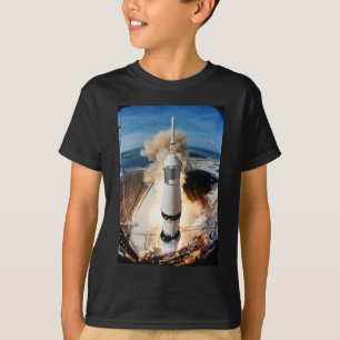 Start der Apollo Saturn V-Rakete zum Mond 1969 T-Shirt