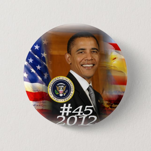 Start der Kampagne von Präsident Obama 2012 Button (Vorderseite)