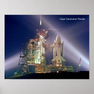Start der Kapkanalle Florida-Rakete Poster